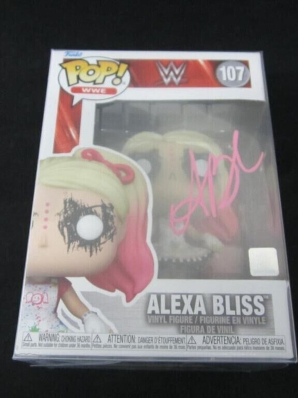 Alexa Bliss signed Funko Pop! Vinyl: WWE #107 w/COA